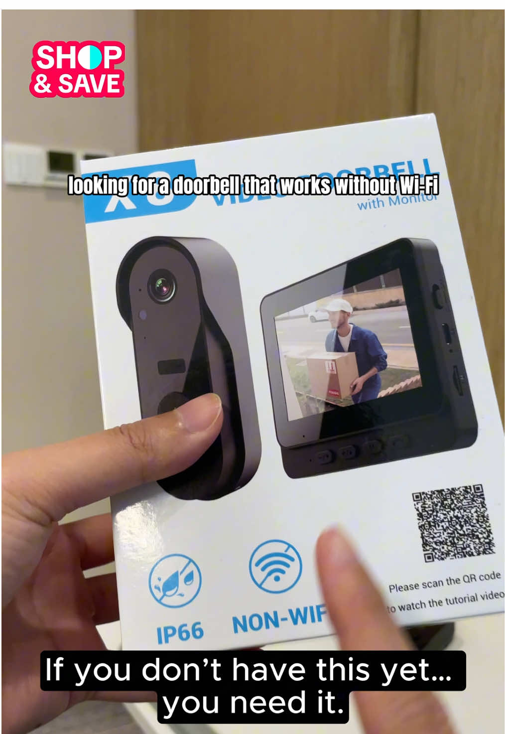 I ditched my smart doorbell for this… here’s why.#bell #doorbell #doorbellcamera #securitycamera #timbreconcamara 