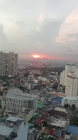 SUNSET IN MANILA AUG 12,2025 #manila  #sunset  #mandaluyong  #sun  #view 