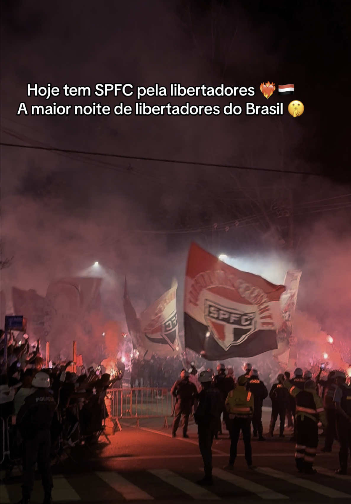 Hoje tem SPFC pela libertadores! vamooooo! 🇾🇪❤️‍🔥 #fyp #libertadores #futebol #spfc #tricolor 