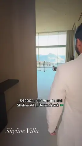 Is this worth it ? Skyline Villa 🇸🇦@desertrockresort 🪨 #desertrock #travel #luxury #redseaproject #fyp