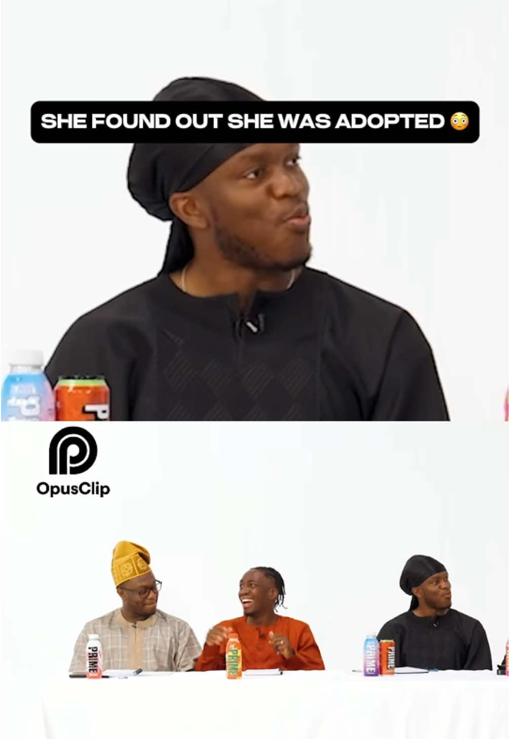 Is she Nigerian or is this the best cover story 🤔 (CREDIT : @KSI @PRIME ) #drinkprime #Prime #ksi #nigeria #deji      | Clipped by @OpusClip 