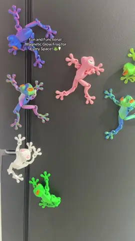 Pose, Stick, and Shine — The Glow Frog Is Here! 🐸🌟#magneticfrogtoy #glowinthedarktoy #3dprintedfrog #funfridgedecor #deskpet #poseablemagnet #weirdcutegift #tiktokfinds #froglovers #quirkydesktoy #dealsforyoudays #TikTokMadeMeBuyIt #Spotlight #DealDrops #tiktokbacktoschool #tiktokshopbacktoschool #backtoschool#MagneticFrogToy#3DPrintedFrog#GlowInTheDarkToy#PoseableFrog#FridgeMagnet#ColorfulGradientDesign#DeskDecor#NoveltyGift#FunToy#UniqueGift#MagneticToy#FrogGift#KidsGift #HomeDecor 