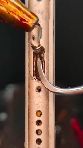 Cleaning iphone Charging Port with hot Glue! #cleaning #asmr #satisfying #waitforit #waitforit 