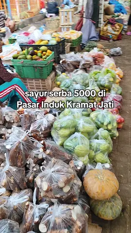 kesini karena penasaran, dan ternyata beneran sekantong itu cuma 5000, murah banget!! aku kesini sekitar jam 9 pagi, katanya makin siang makin banyak yang dagangnya. Sayur serba 5000 di Pasar Induk Kramat Jati #belanja #sayurmurah #pasarinduk #pasarindukkramatjati #serba5000 #sayurserba5000 #fyp 