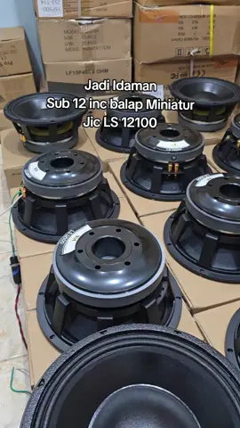 Subwoofer balap 12 inch JIC LS 12100 #speaker #soundminiatur #soundsystem #soundviral #hajatan 
