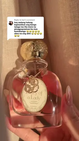Replying to @lian gets na gets kita sis! ang sobrang nagustuhan ko sa kanya, wala syang kaparehong amoy 🥰 #diaryofalady #lucky #perfume #longlastingperfume #blythe #typ #foryou #foryoupage #fypage 🤍