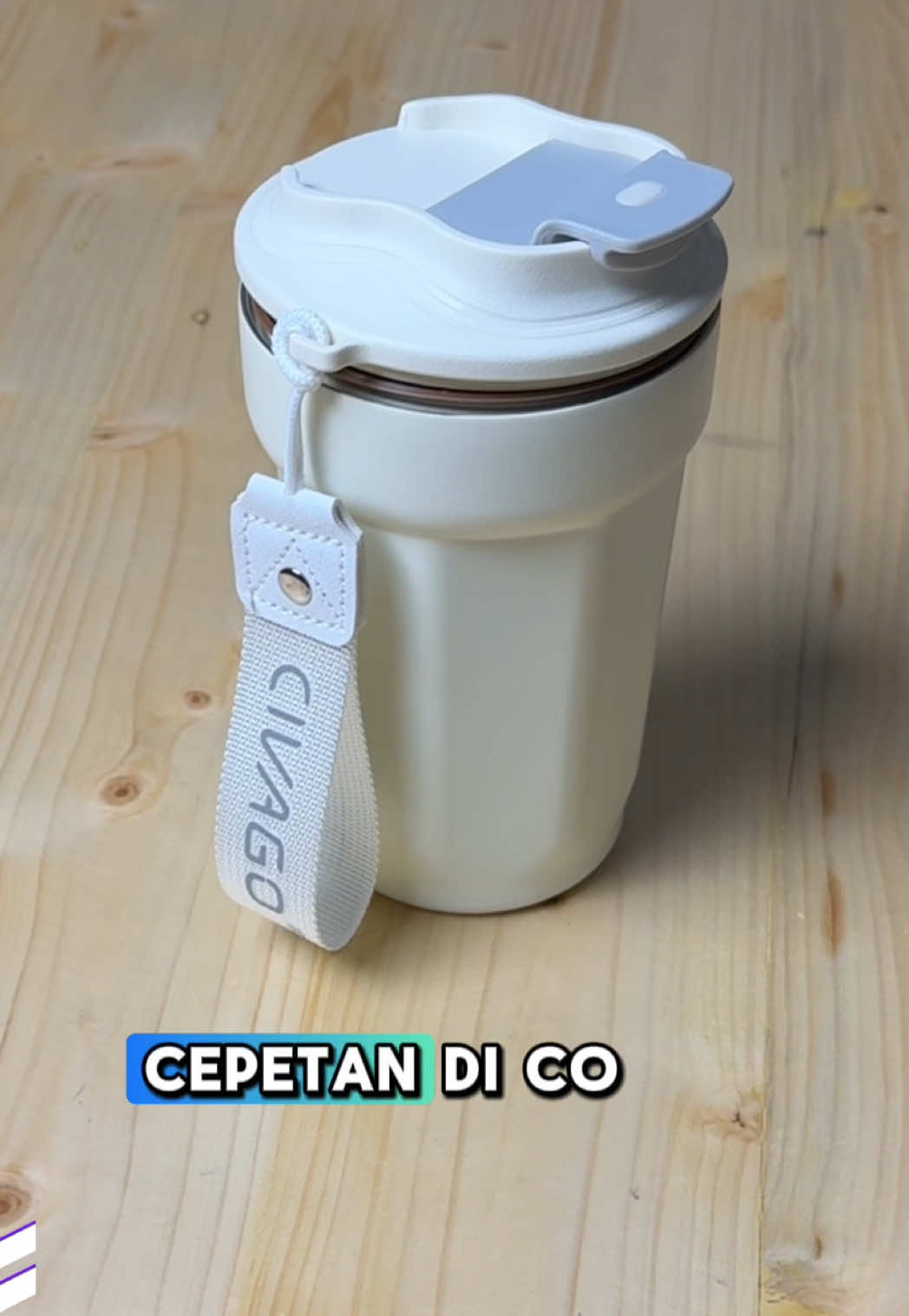tumbler kopi dengan lapisan ceramic. tumbler kopi keramik civago. rekomendasi tumbler kopi yang bagus #tumblerkopi #tumblercivago #tumblerceramic #tumblerkeramik 