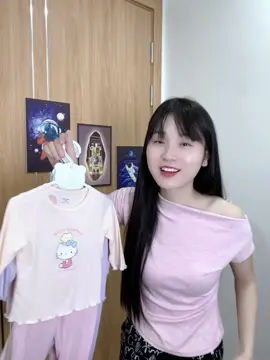 Chất vải mềm mát, bé mặc ngủ hay chơi đều ưng. #thoitrangtreem #chunbee #voibabyshop ##doxinhmoingay #bodaitaychobe #xuhuong 
