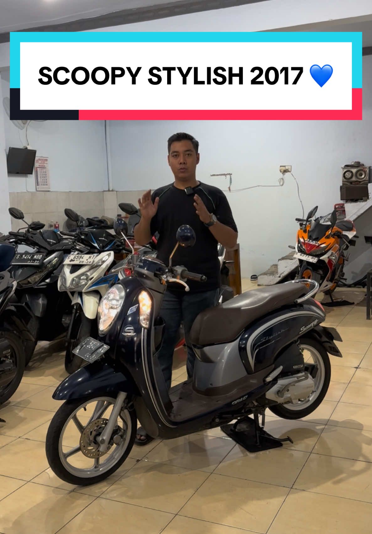 READY HONDA SCOOPY STYLISH 2017 🫶🏻 #jualbelimotorbekasjombang #jualbelimotormojokerto #dealermotorbekasjombang #jualbelimotormojosari #mokasjombang 