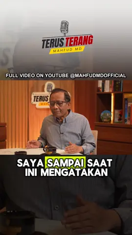 TERUS TERANG malam ini hanya di Mahfud MD Official YouTube Channel  #mahfudmd #mahfud #terusterang #politik #demokrasi #hukum #prabowo 