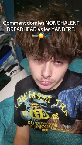 Vous préférez dormir comment vous type shit? #yandere #nonchalant #sleep #pov 