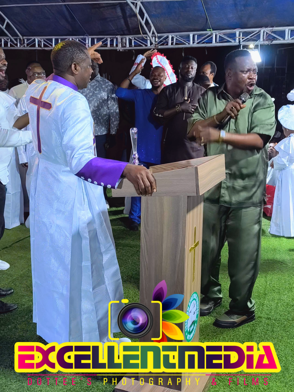PART 2! WATCH TILL THE END! Prophetic Moment @ Baba Authority's Birthday with King Segun Ajidara.  @prophetsamojo @King_Ajidara @Seyi Ajogbajesu @KUNLE DESTINY @Lanre Teriba (Atorise) @IfeDotTee @oriokeogoofficial  #gospel #fypシ゚ #ccc #fyp #praise 