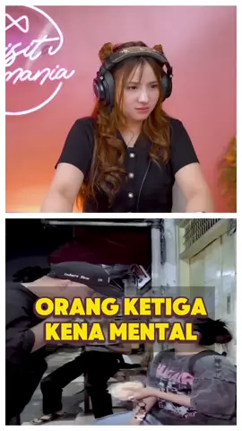Orang ketiga kena mental tonton fullnya di YT channel MEISITA REACTION #meisitalomania #orangketiga #mental #reaction #videolucu 
