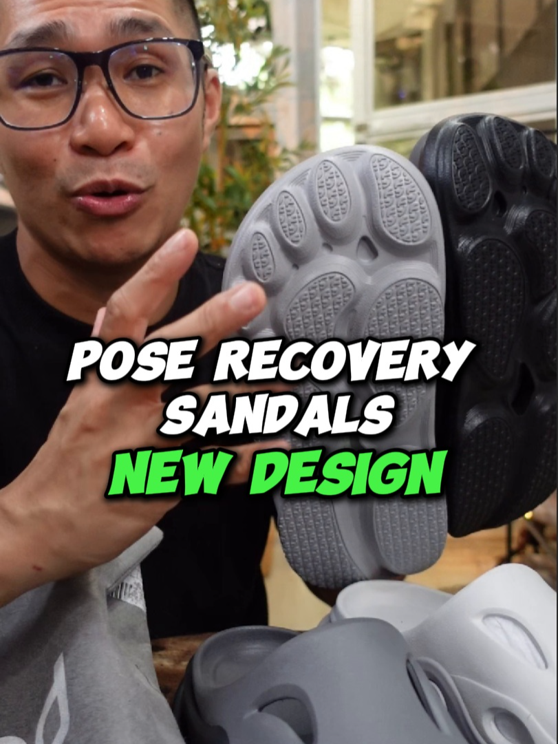 Posee New Recovery Sandals #pose #posee #shoes #slippers #sandals #comfort #beach #walk #biking #recoverysandals #footwear #traveltok