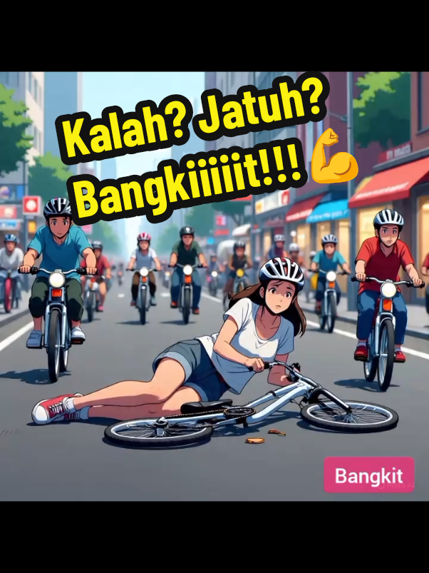 Kalah? Jatuh? Bangkitlah!!!! #kata #katakata  #katamotivasi #katabijak #ai 