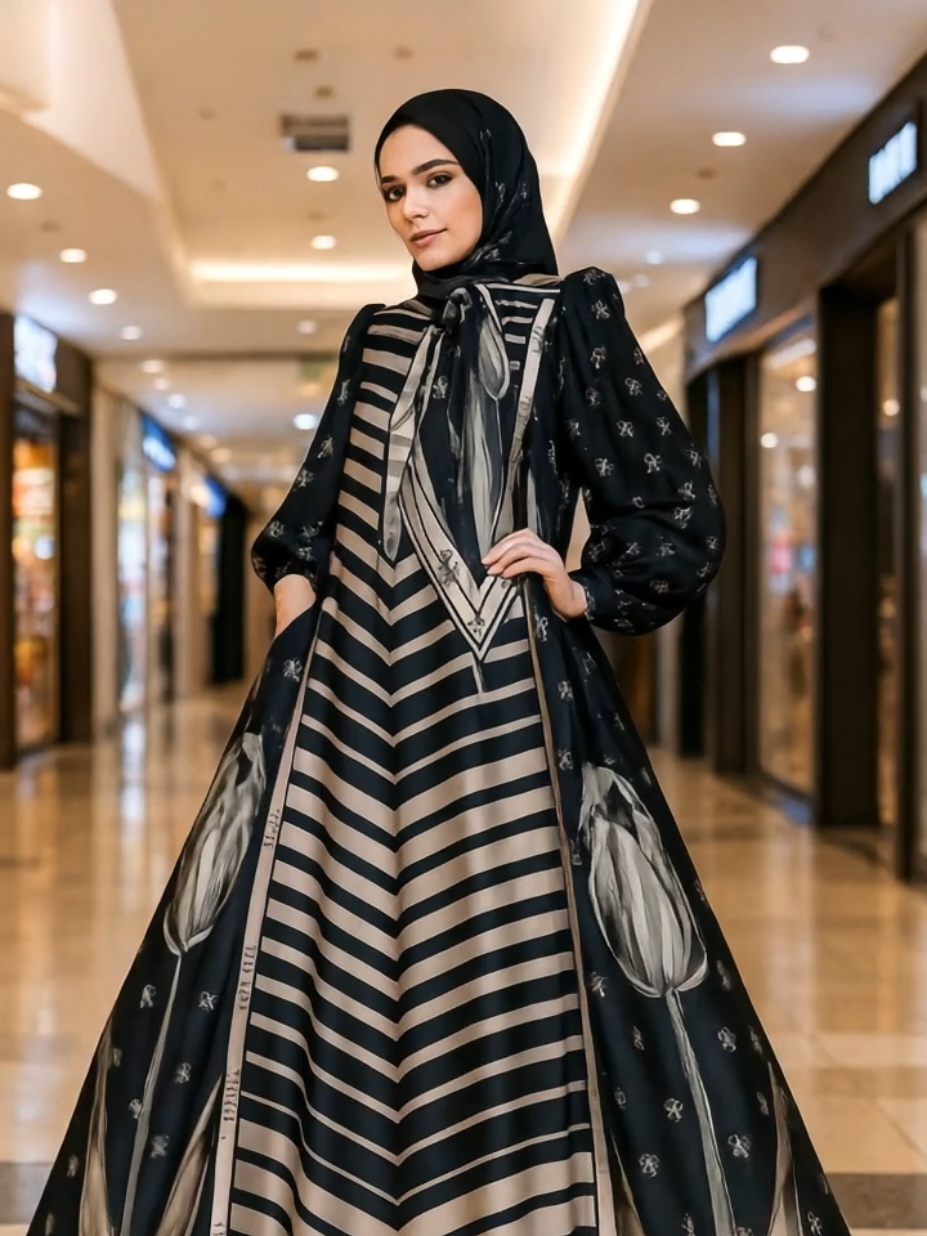 #muslimstyle #gamisviral #gamiskekinian #fashionmuslim #fyp 