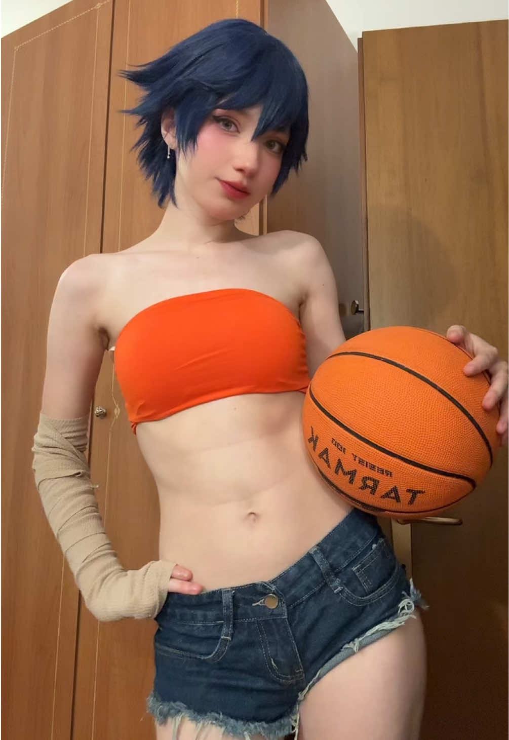 One year since I posted Kanbaru lol more of her now!!  #cosplay #kanbarusuruga #fyp #monogatari #bakemonogatari 