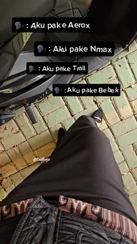 Rok span kecintaan bisa kok pake motor #rokspan 
