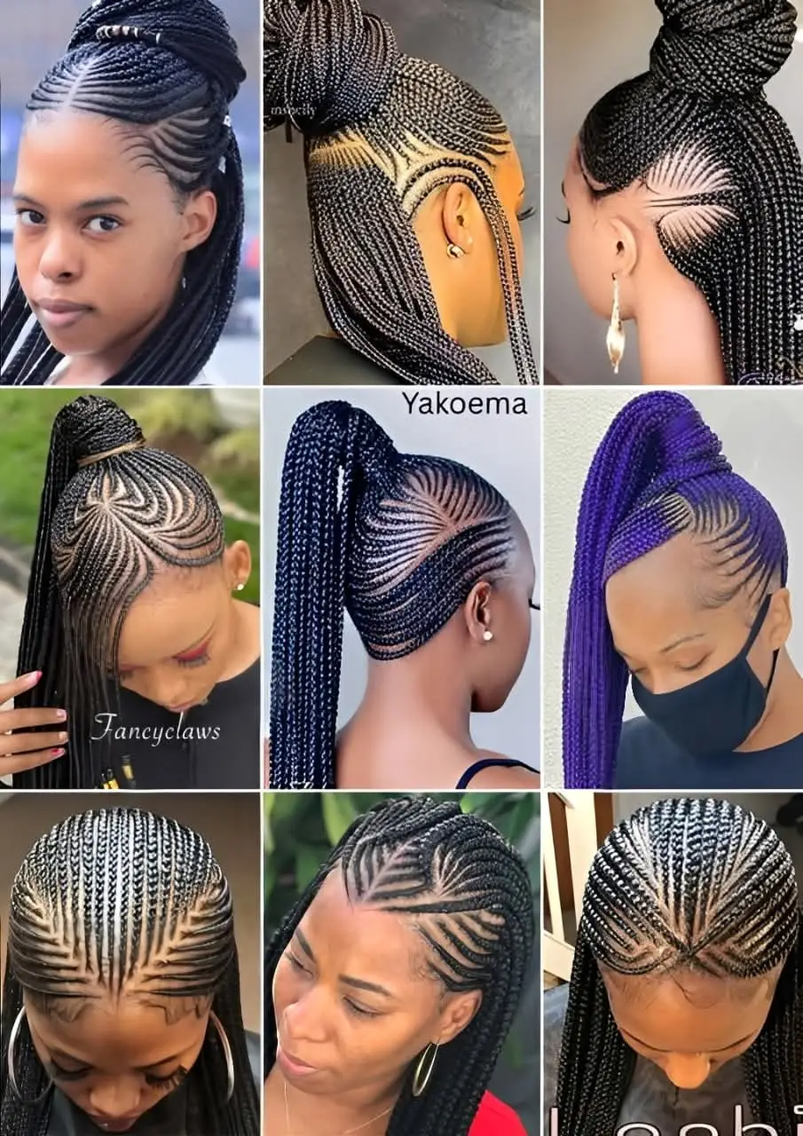 Cornrow braids, Hairstyle Ideas, Cornrow updo, Cornrow ponytail, Cornrow rasta, Braids Ideas 2025