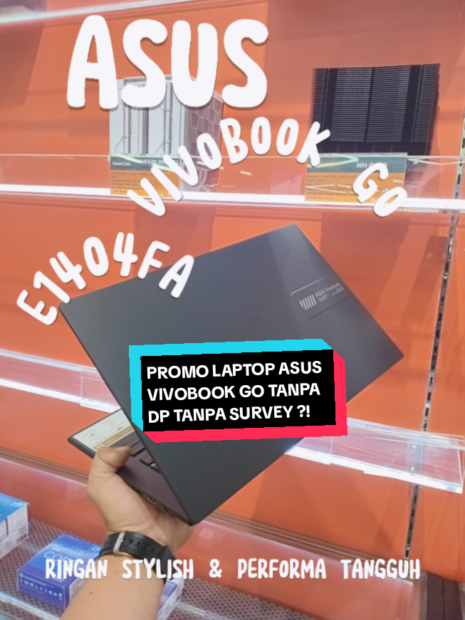 💻 ASUS Vivobook Go – Ringan, Stylish, & Performa Oke untuk Harian 📍 Khusus Bandung & Cimahi – Bisa cicilan tanpa kartu kredit, cukup KTP + bukti kerja/usaha, langsung ACC & bawa pulang. 🔥 Spesifikasi Utama: Prosesor: AMD Ryzen™ 3 – hemat daya & kencang untuk produktivitas RAM: 8GB – multitasking lancar Storage: SSD 512GB – booting & transfer data super cepat Layar: 14” Full HD – nyaman untuk nonton & kerja OS & Bonus: Windows 11 + Office Home & Student Desain: Tipis & ringan, mudah dibawa kemana saja 💳 Promo Cicilan / Kredit: ✅ Tanpa Kartu Kredit ✅ Cukup KTP + Bukti Kerja/Usaha ✅ Proses cepat, bisa dibawa pulang hari ini ✅ Khusus Bandung & Cimahi ⚡ Keunggulan: Desain stylish cocok untuk pelajar, mahasiswa, & pekerja Performa kencang untuk tugas sehari-hari Ringan & portable, ideal untuk mobile working Garansi resmi ASUS 📢 Stok Promo Terbatas! 💬 Whatsapp sekarang atau klik link di bio untuk proses cepat. 088-20005-20748 📍 Lokasi: Bandung – Cimahi #LaptopBandung #LaptopCimahi #KreditLaptopBandung #KreditLaptopCimahi #CicilanLaptopBandung 