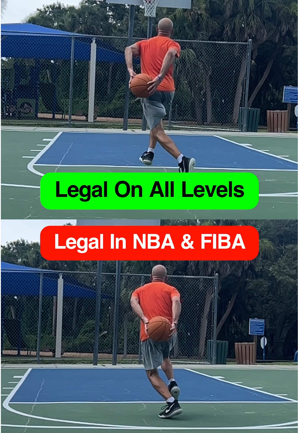 See the difference? 👀 #basketball #fyp #NBA 
