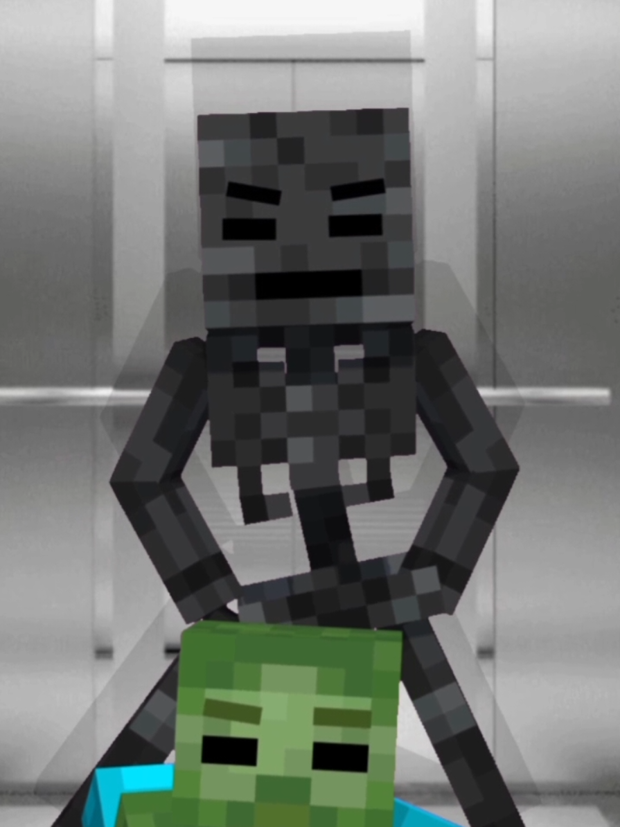 || Gangnam Style but #WitherSkeleton and #Zombie [NOT A SHIP!!] || || Gosh I love these two's dynamic LMAO || ||tags: #monsterschool #monsterschoolminecraft #fyppp ||