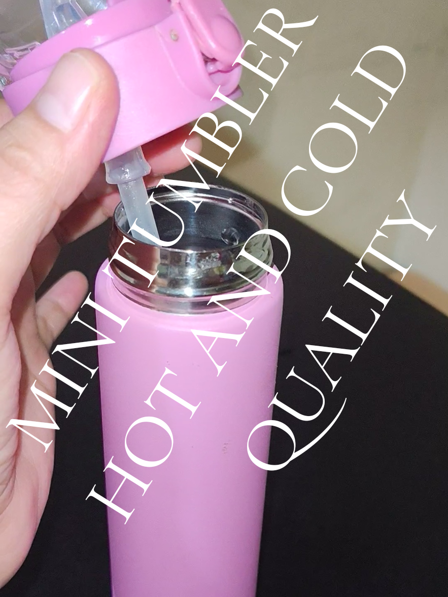 Mini tumbler hot and cold vacuum tumbler comes with straw quality tumbler #tumblerforkids #tumbler #minitumbler #vacuumtumbler #waterbottle 