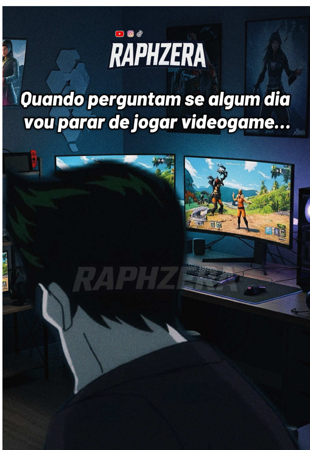 Desculpe mas não vou parar não, é tarde demais pra isso kk concorda? Segue aí! #gamer #videogame #gamers 