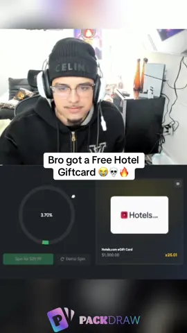Bro got a Free Hotel Giftcard 😭💀🔥 #kickstreaming 