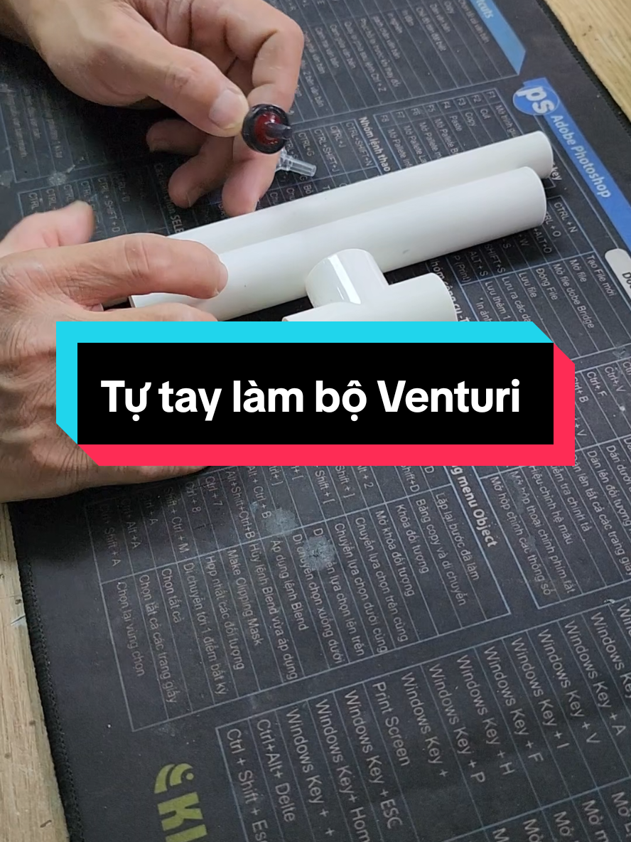 Tự tay chế tạo một bộ venturi tại nhà cho hồ cá #mechimmeca #viralvideo #venturi #chepphitan #thinhhanh 