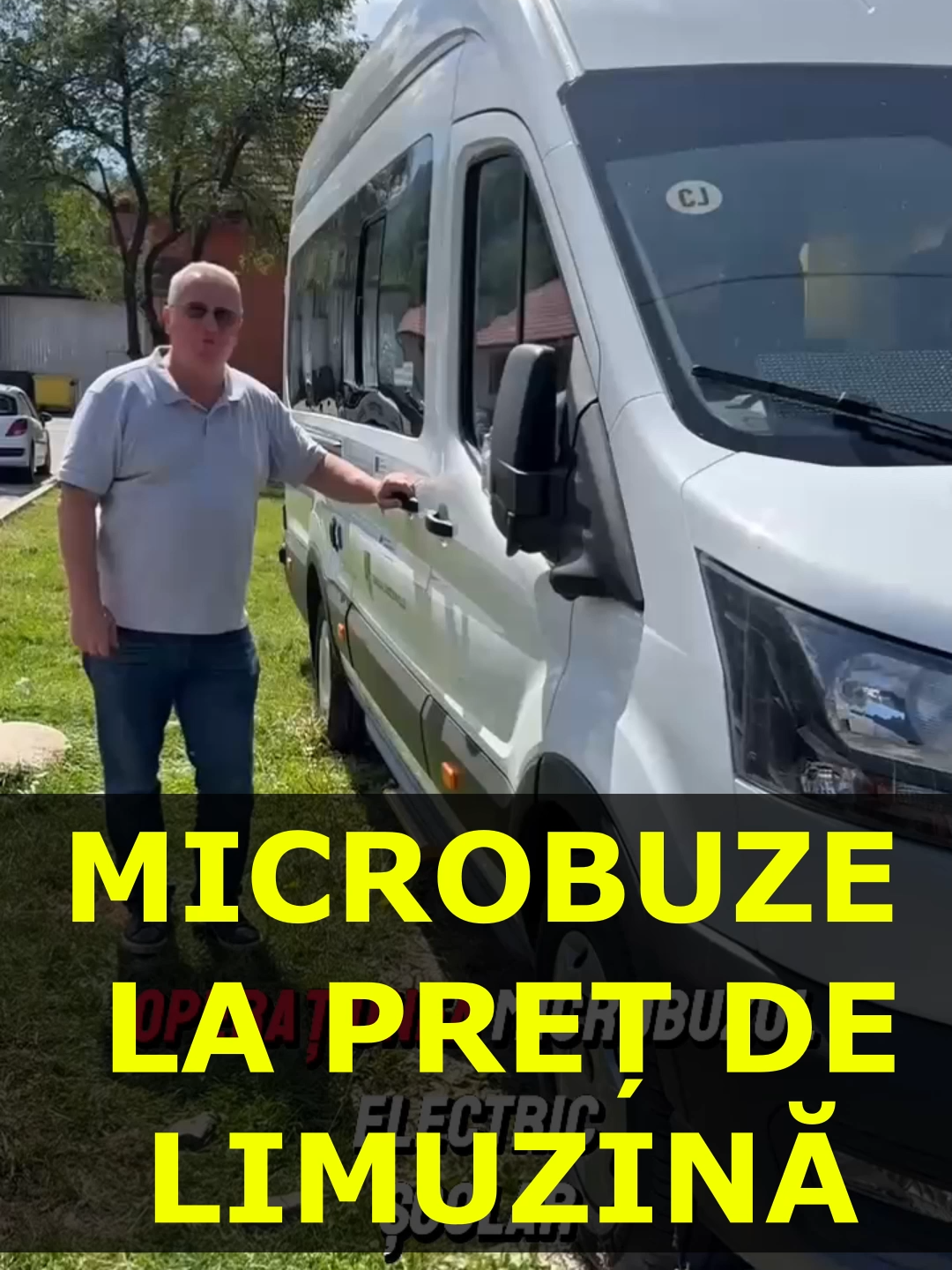 Microbuze școlare la preț de limuzină. Remus Lăpușan prezintă „minunea” #microbuze #microbuzeelectrice #microbuz😂😂😂😂 #limuzina #remuslapusan #microbuzscolar