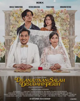Official Poster film DILANJUTKAN SALAH DISUDAHI PERIH 💔 Film ini berkisah tentang hubungan yang tak sederhana. Yang sedang diuji oleh berbagai konflik, yang membawa dilema, luka, dan keputusan yang tak pernah mudah. 🌒 Bersiaplah merasakan kisah cinta yang pernah singgah di hati semua orang. Pernahkah kamu berada di titik itu? Nantikan film DILANJUTKAN SALAH DISUDAHI PERIH, tayang mulai 25 September 2025 di bioskop! 🍿 Sebuah produksi film perdana dari SOEX Entertainment dengan genre romansa komedi. Disutradarai oleh @bennisetiawan dan ditulis bersama dengan @garin_film 🎬 @dilanjutkansalah.disudahiperih #FilmDSDP #DSDP #DILANJUTKANSALAHDISUDAHIPERIH #SoexMovies #SoexEntertainment #FilmIndonesia #RekomendasiFilm #FilmBioskop #TikTokTainment #Fyp #Viral #4u #IbrahimRisyad #MikhaTambayong #TissaBiani #KevinArdilova 