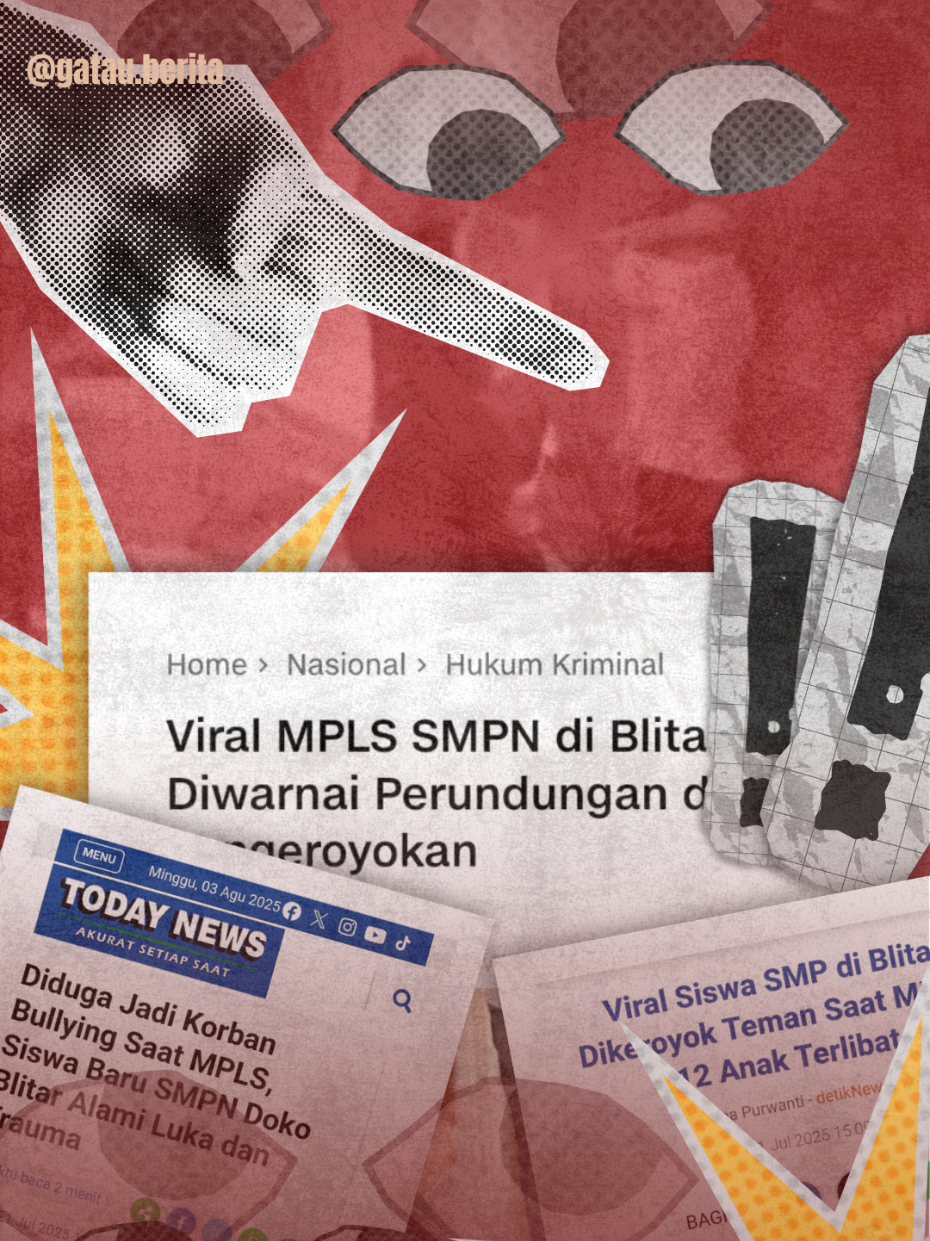 💭 “Survival of the fittest” katanya. Tapi di sekolah kita, seringnya malah “survival of the cruelest” Dari ejek-ejekan di grup WA, dorong-dorongan di lorong, sampai videoin temen yang dihina cuma buat konten 📱 Bullying udah kayak jadi budaya — diterima, ditonton, diulang 🐍 Yang katanya “paling kuat” sebenernya cuma predator di kandang aman 🐭 Dan yang mereka incar? The weakest species — bukan karena lemah, tapi karena sendirian 💔 Satu kata kasar → satu luka yang dibawa pulang 💔 Satu tamparan → satu trauma seumur hidup 💔 Satu video viral → satu nyawa bisa hilang If we're proud to call ourselves 