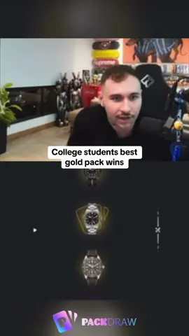 College students best gold pack wins #kickstreaming 