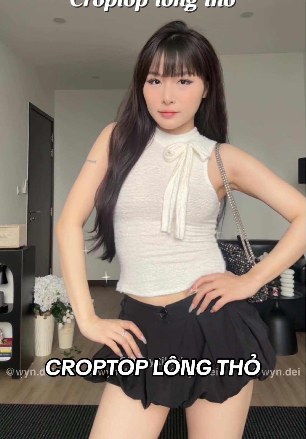 Bé iuuu 🐇🐰 #wyndei #fyb #tryon #croptop #phoidoxinh 