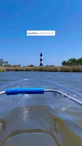 Don't just visit the Outer Banks, experience it differently! 😎 Let us show you why exploring in our clear kayaks is the way 💦