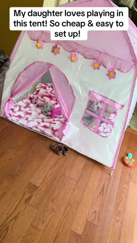 She lovesssss her tent lol I swear she will play in here for hours on end 