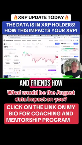 AUGUST DATA FOR XRP🔥🔥#xrp #xrparmy #ripplexrp #xrpnewstoday #cryptonewsdaily 