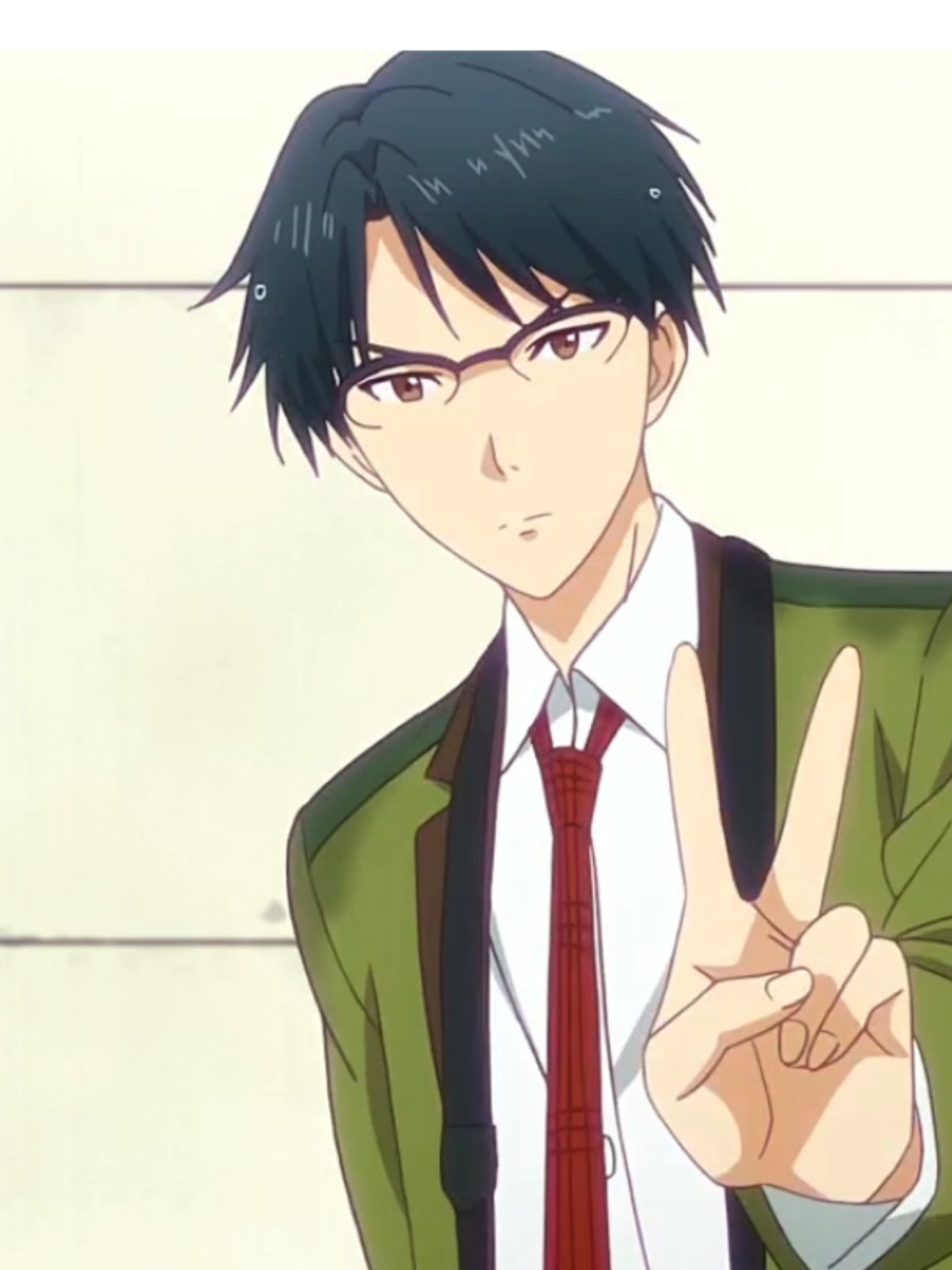 ✌️😐 #tadakunwakoiwoshinai #boypose #✌️ #foryou 