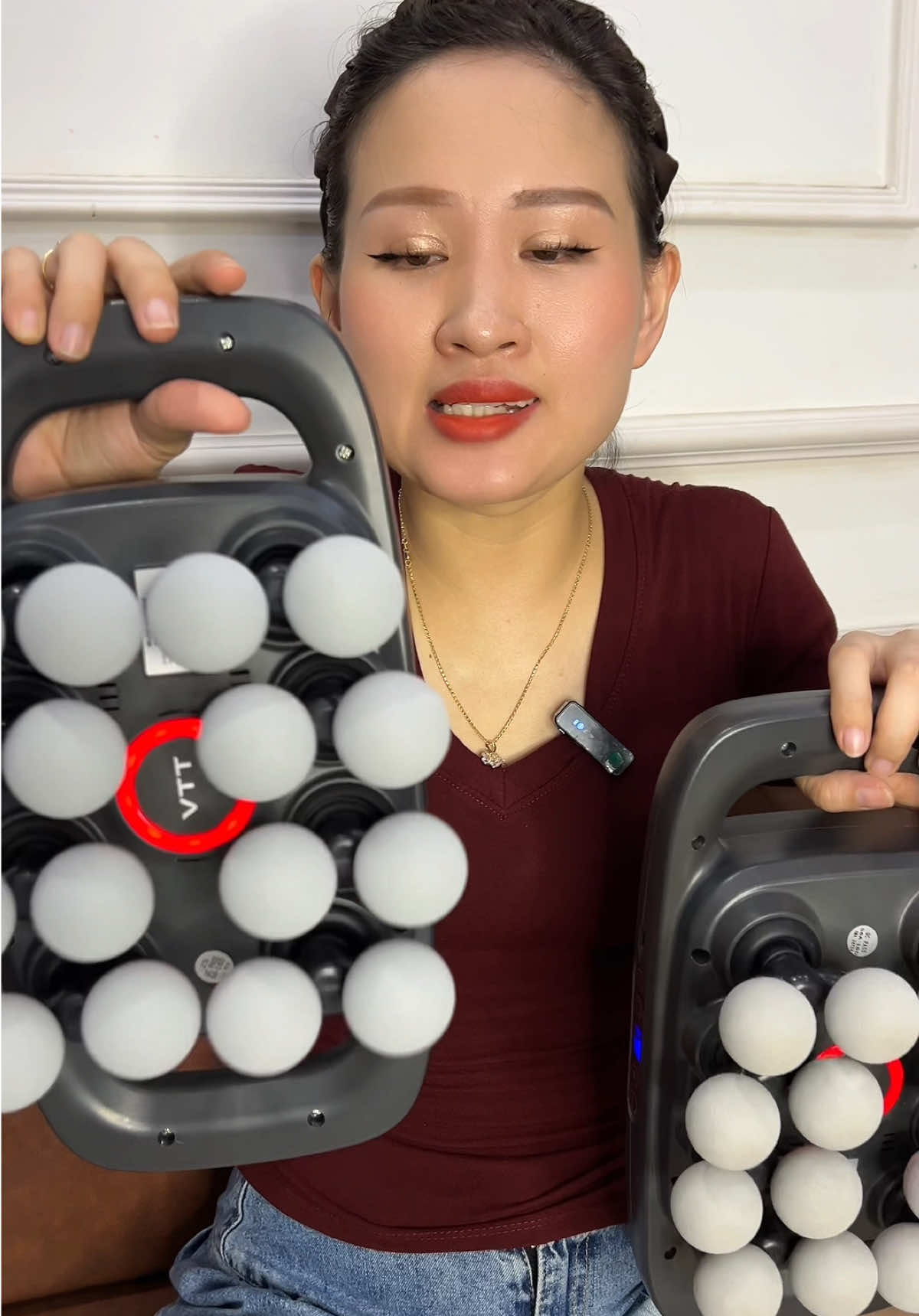 Máy mát xa đấm cực phê chỉ với hơn 300ka  16 đầu đấm#xuhuong #massage #viral #salesapsan 