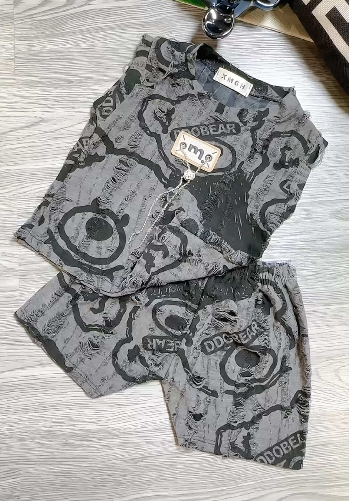 Trả lời @Đặng Mai Hương Combo 2 bộ ơi cotton xước gấu đẹp cho bé #megambandoxinhlam #quanaotreem #kids #xuhuongtiktok #dobobetrai 