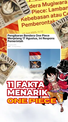 One Piece sudah nemenin sebagian Millenial dan Gen Z Indonesia lebih dari 20 tahun.  Serial ini bukan cuma bercerita tentang petualangan bajak laut topi jerami mencari harta karun One Piece.  Bajak Laut Topi Jerami dalam Universe One Piece jadi simbol perlawanan terhadap sistem pemerintah dunia yang korup, manipulatif dan represif.  Mereka gak seperti bajak laut yang bengis. Melainkan karakter yang lebih mirip Social Outlawas. Yahhh, macam menentang sistem yang didukung banyak kelompok tertentu gitu.  Menurut #wargaurban apa aja persamaan cerita fiksi One Piece di dunia nyata ?🤔 #urbanfolknews #onepiece #benderaonepiece #animeart  Naskah : Adya Shiva Az-Zahra 📽 Fakhrii Al Fairuz
