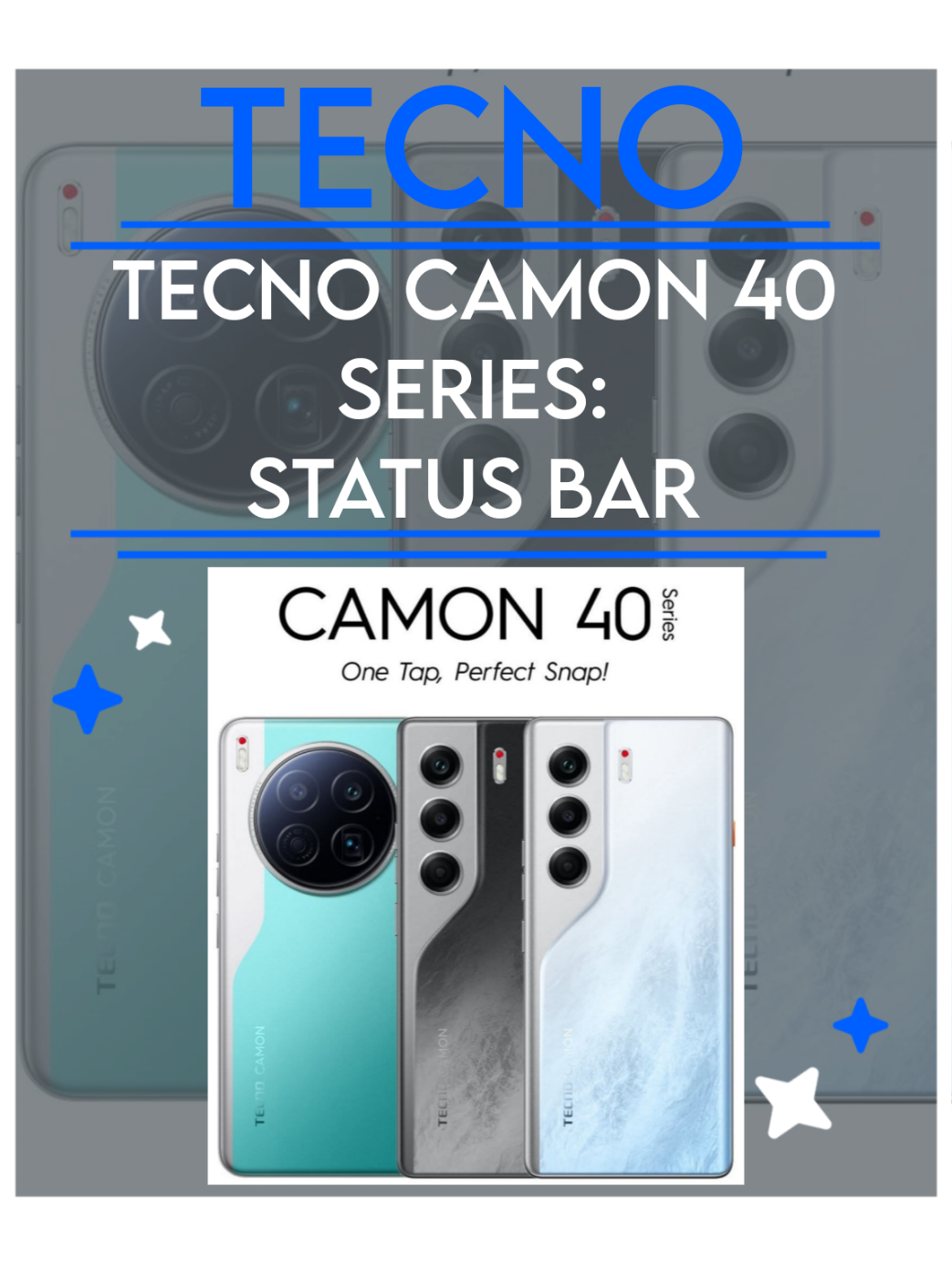 Replying to @trice.d..toledoTECNO CAMON 40 SERIES: STATUS BAR  #TECNOCAMON40Series #OneTapFlashSnap #CAMON40Pro5G #TECNOAI #TECNOPhilippines @Tecno Mobile Philippine Store 