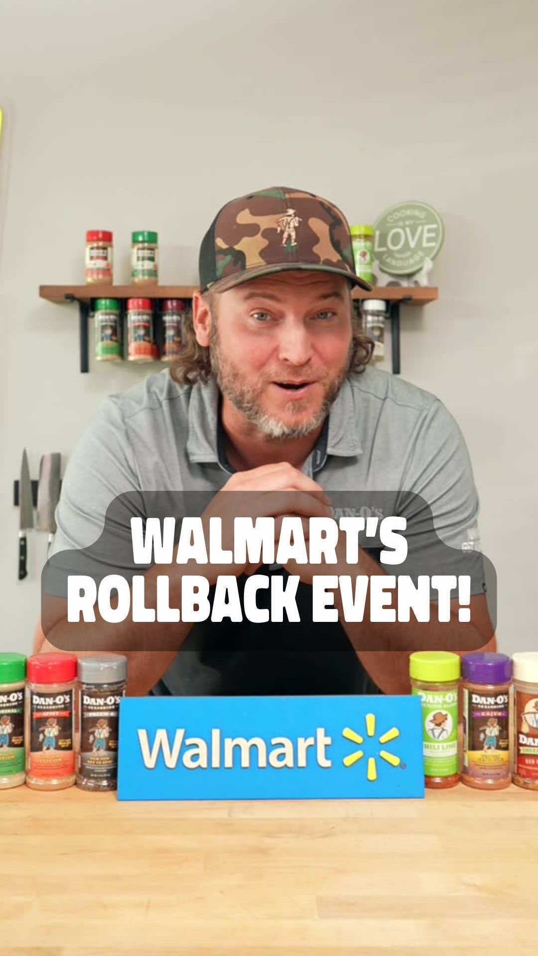 Attention @Walmart shoppers! During Walmart’s Rollback Event, you can grab Dan-O’s at the best possible price! 🛒 💨  #danosseasoning #deals #retailer #walmart #rollback 