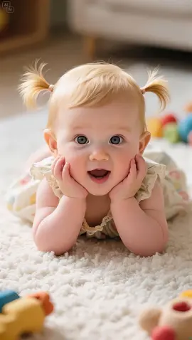 Cute baby singing 🎤 #cutebaby #ai #baby #foryoupage #ginger #flowers #fyp #foru #viral #babysinging