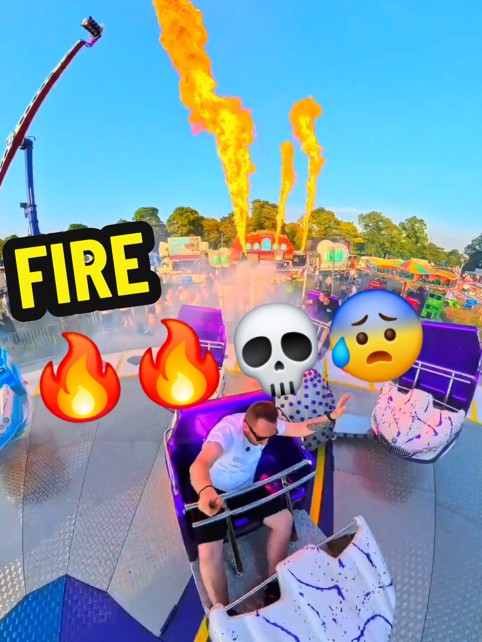 Joker Breakdance 🔥🤩 A stunning machine 😎🤡 #funfair #carnival #insta360 #kermis 