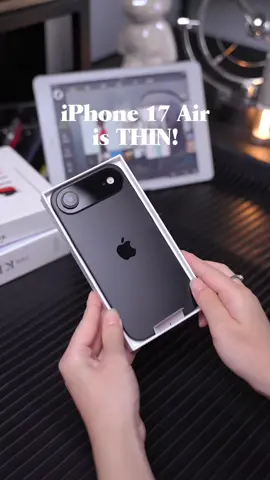 iPhone 17 Air Black🖤I loveeeee it. #kovasia #iphone17 #iphone17air #black #iphone #new #foru #fyp 