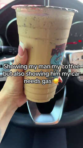 I will drive it on empty and still get my iced coffee lol #icedcoffee #boyfriends #boyfriendcheck #boyfriend 