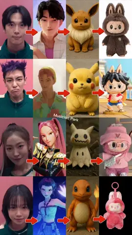 Squid Game, KPop Demon Hunters, Pokémon & Labubu singing 