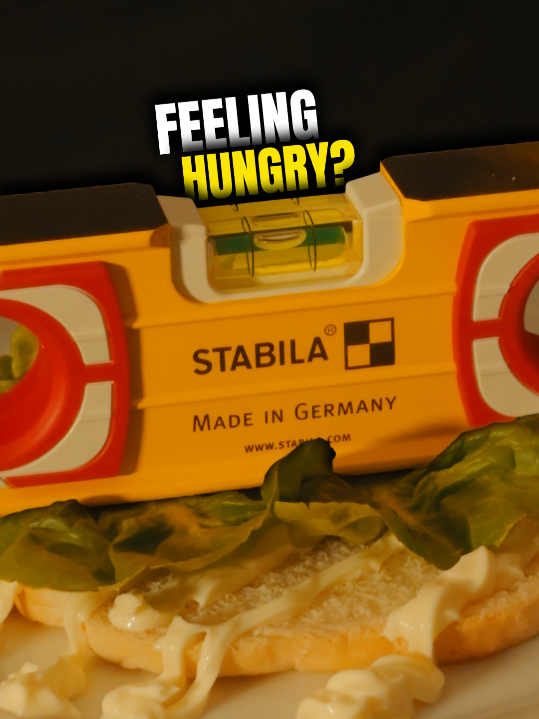 A well-built sandwich is a work of structural engineering 🥪📏 Stabila Levels - built for any job 💪 #Stabila #spiritlevel #levels #powertools #tradie #diy #stabilalevels #sandwich #ITStools